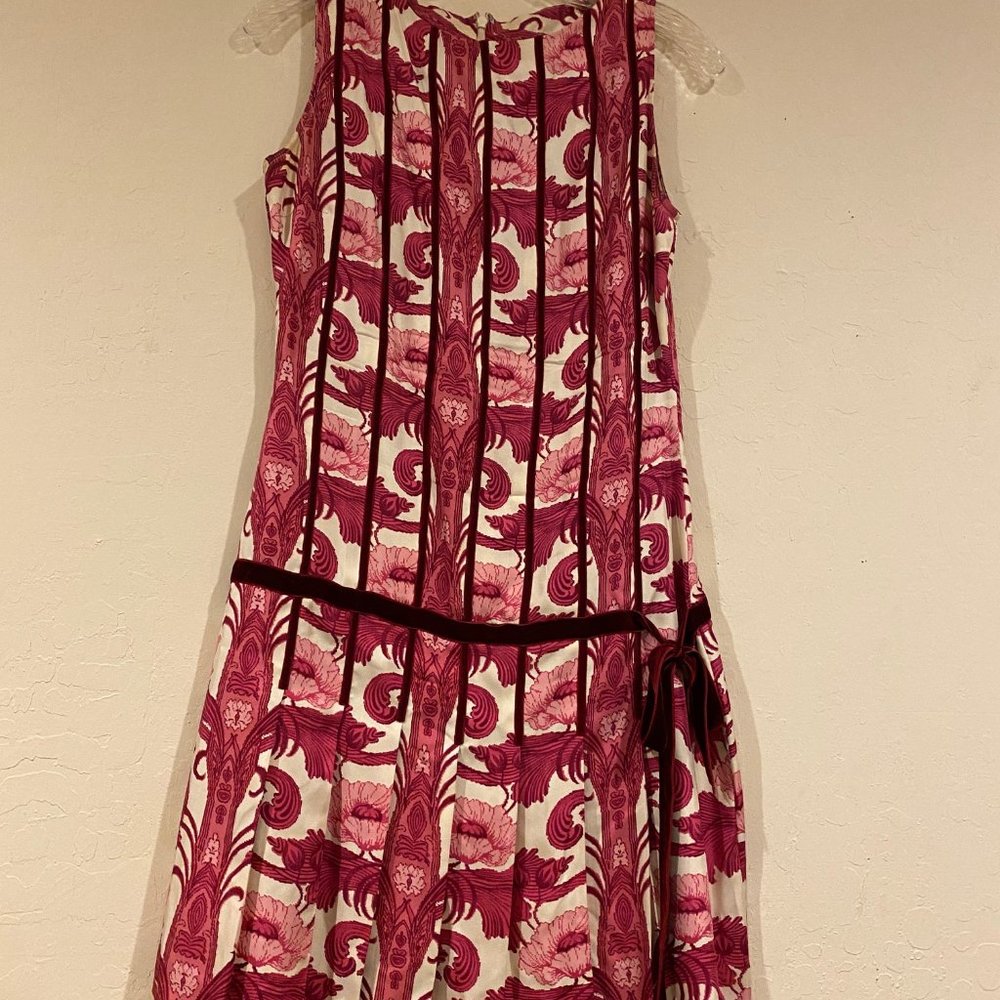 Tracy Reese Floral Silk Mini Dress - Size 4 - Picture 4 of 9
